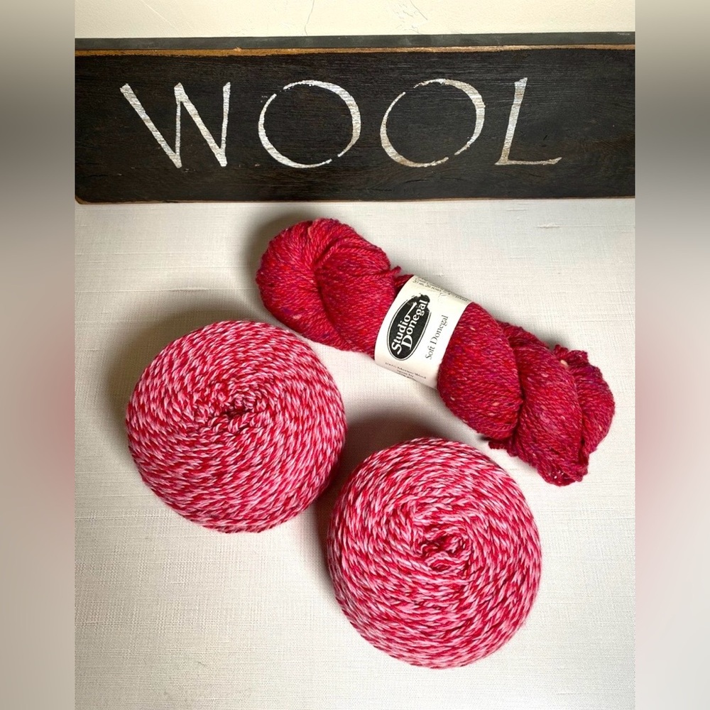 Studio Donegal and Shepard’s Wool Yarn Lot (3) skeins NEW